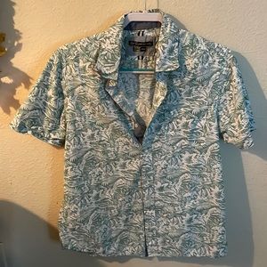 Men’s tropical button down
